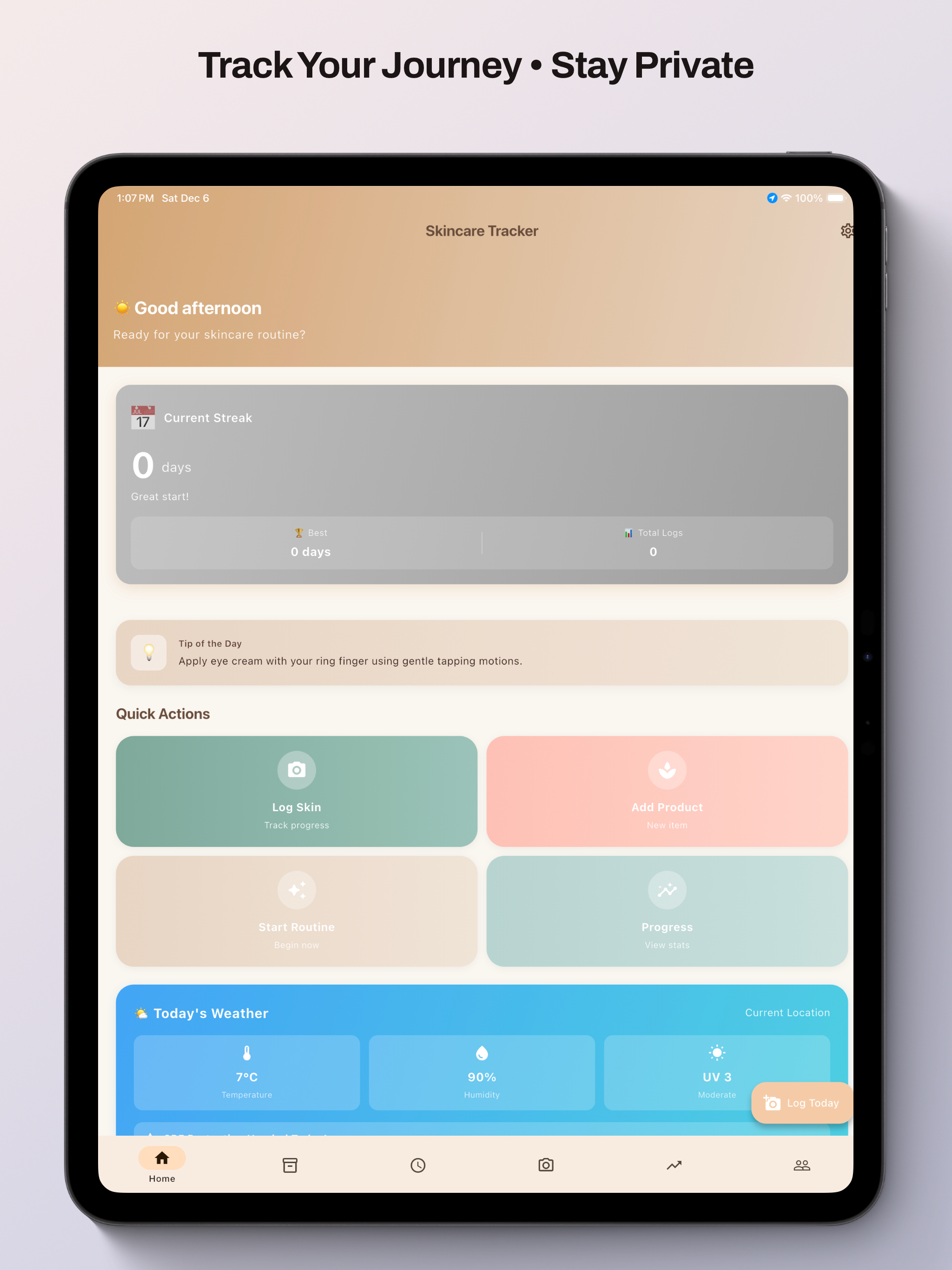 Skincare Tracker Skin Journal screenshot 9