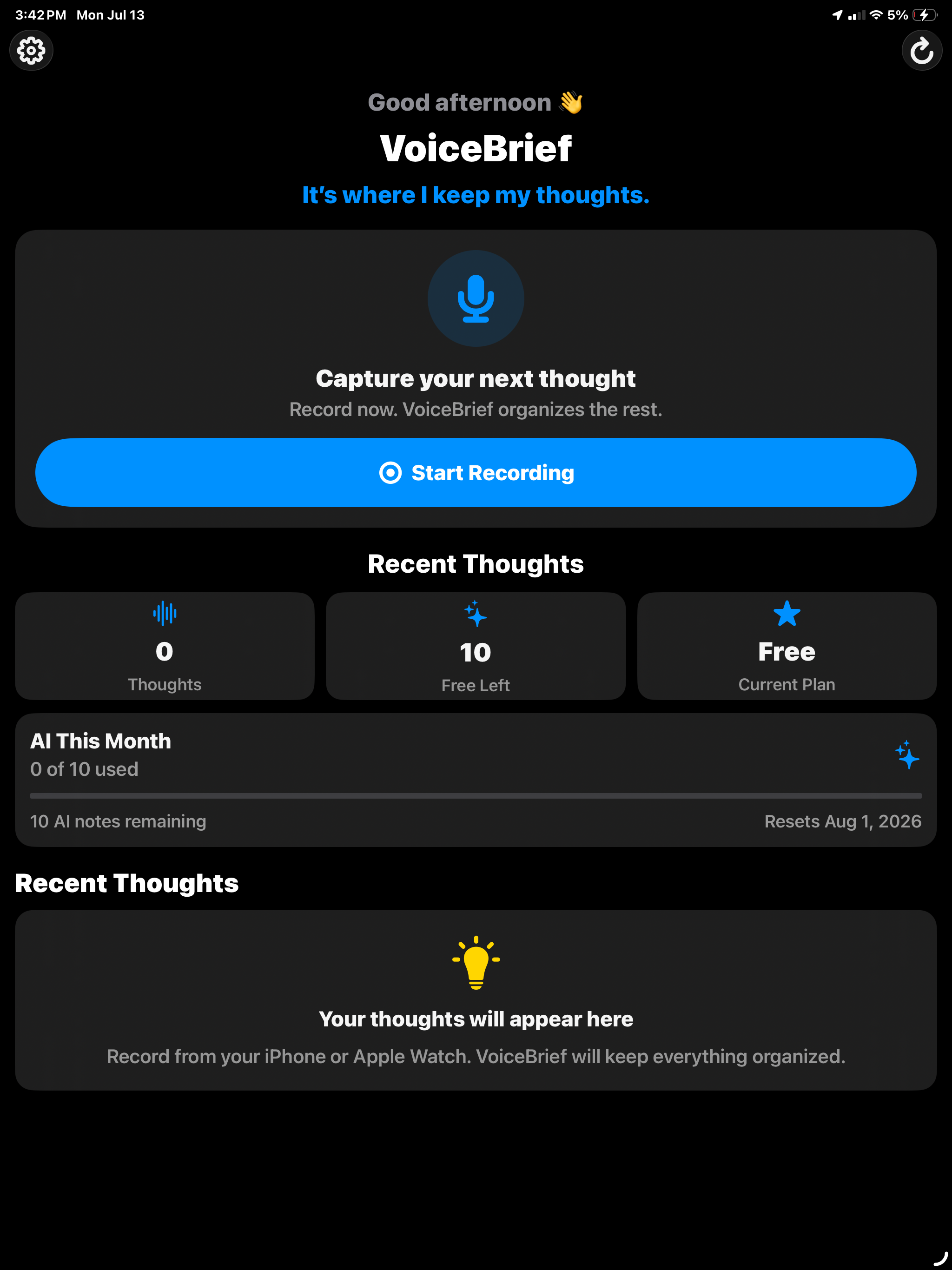 VoiceBrief: AI Voice Notes screenshot 10