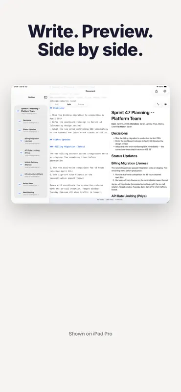 Krux - Markdown Editor screenshot 5 of 8