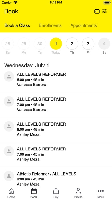 Defy Pilates Screenshot 2 of 3
