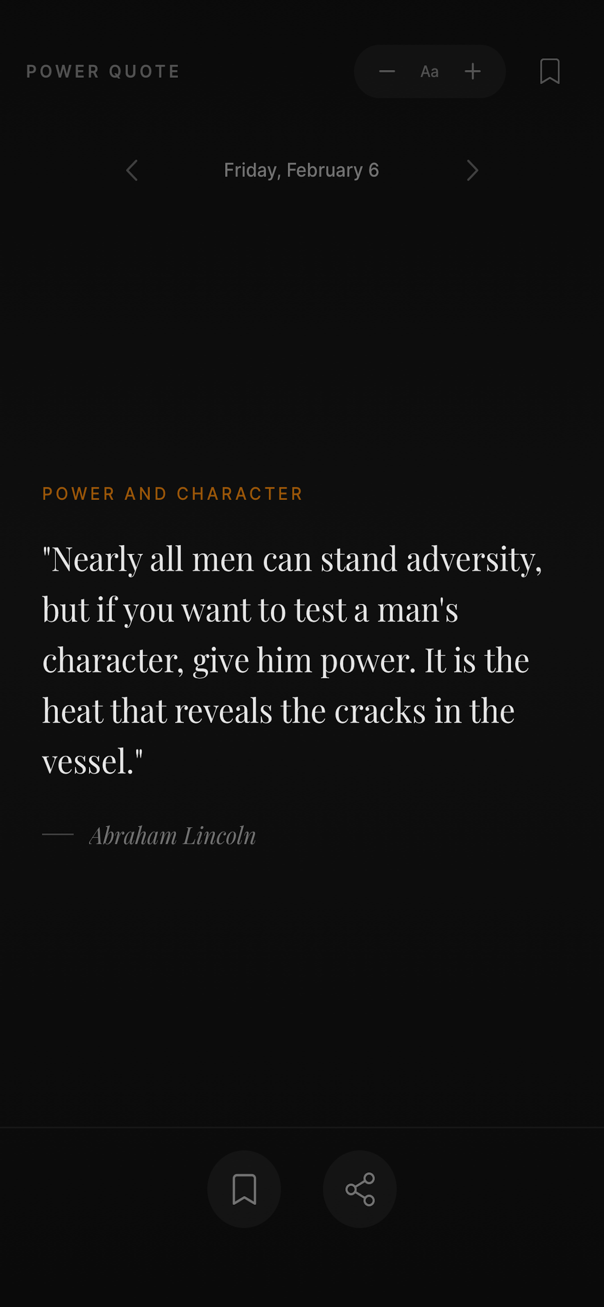Power Quote of the Day