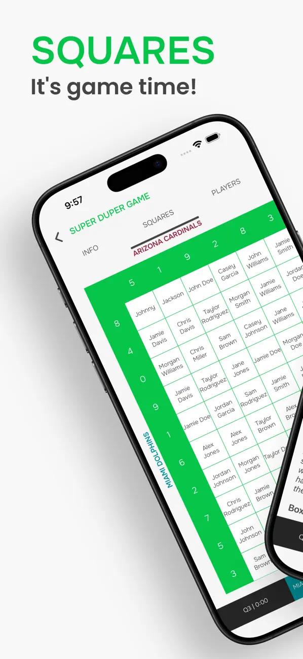 Screenshot #1 pour Squares - Football Squares