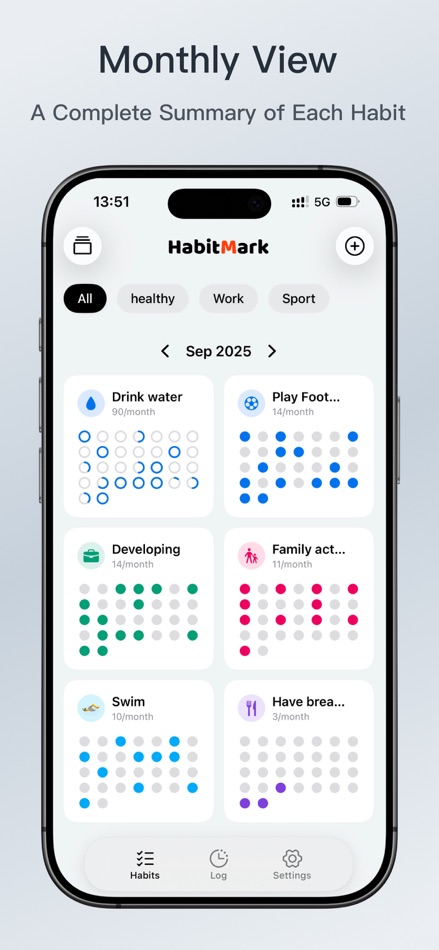 #3. HabitMark - Your Habit Tracker (iOS) By: 晓烽 黄