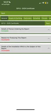 shineEICR screenshot 1