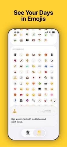 Daily Emoji Diary - Jourmoji screenshot