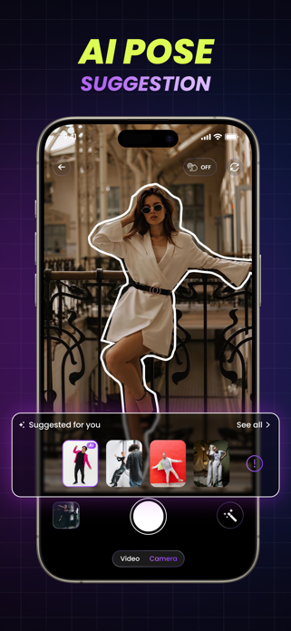 Posei: AI Pose Camera & Guide Screenshot 1 of 5