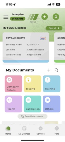 myFSC - For FSSAI compliance iPhone screenshot