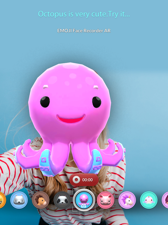 EMOJI Face Recorder AR iPad screenshot 6 - Utilities app