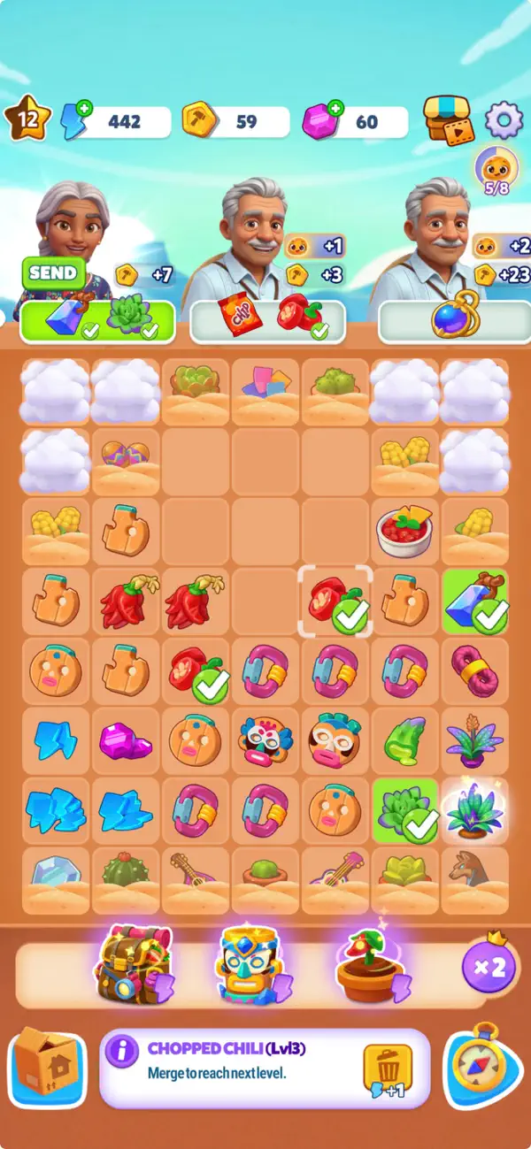 #3. Traveltales: Merge Puzzle Game (iOS) Von: Icy Ghost Ltd.