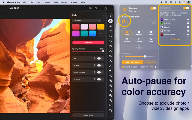 Blumio – Blue Light Filter screenshot