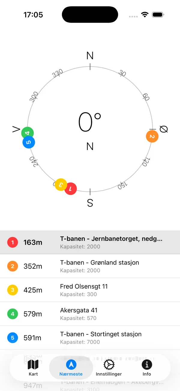 Screenshot #2 pour Tilfluktsrom Norge