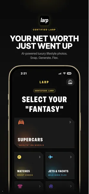 LARP - Luxury AI Photos screenshot 1