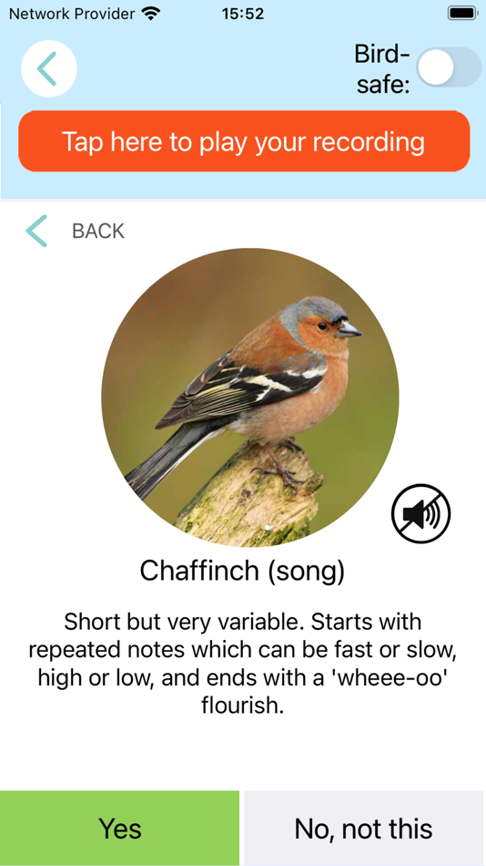 #3. ChirpOMatic Birdsong ID Europe (iOS) 来自: Spiny Software Ltd