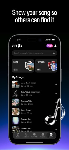 Vibella: AI Music & Song Maker screenshot