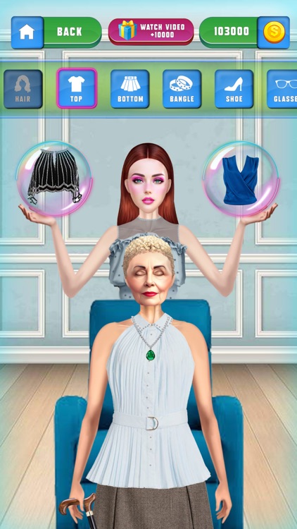 Left Or Right: Granny Dress Up screenshot-5