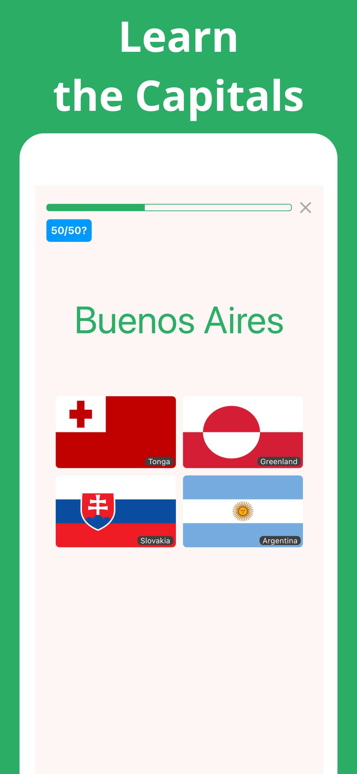 Flags & Capitals of the World screenshot 3