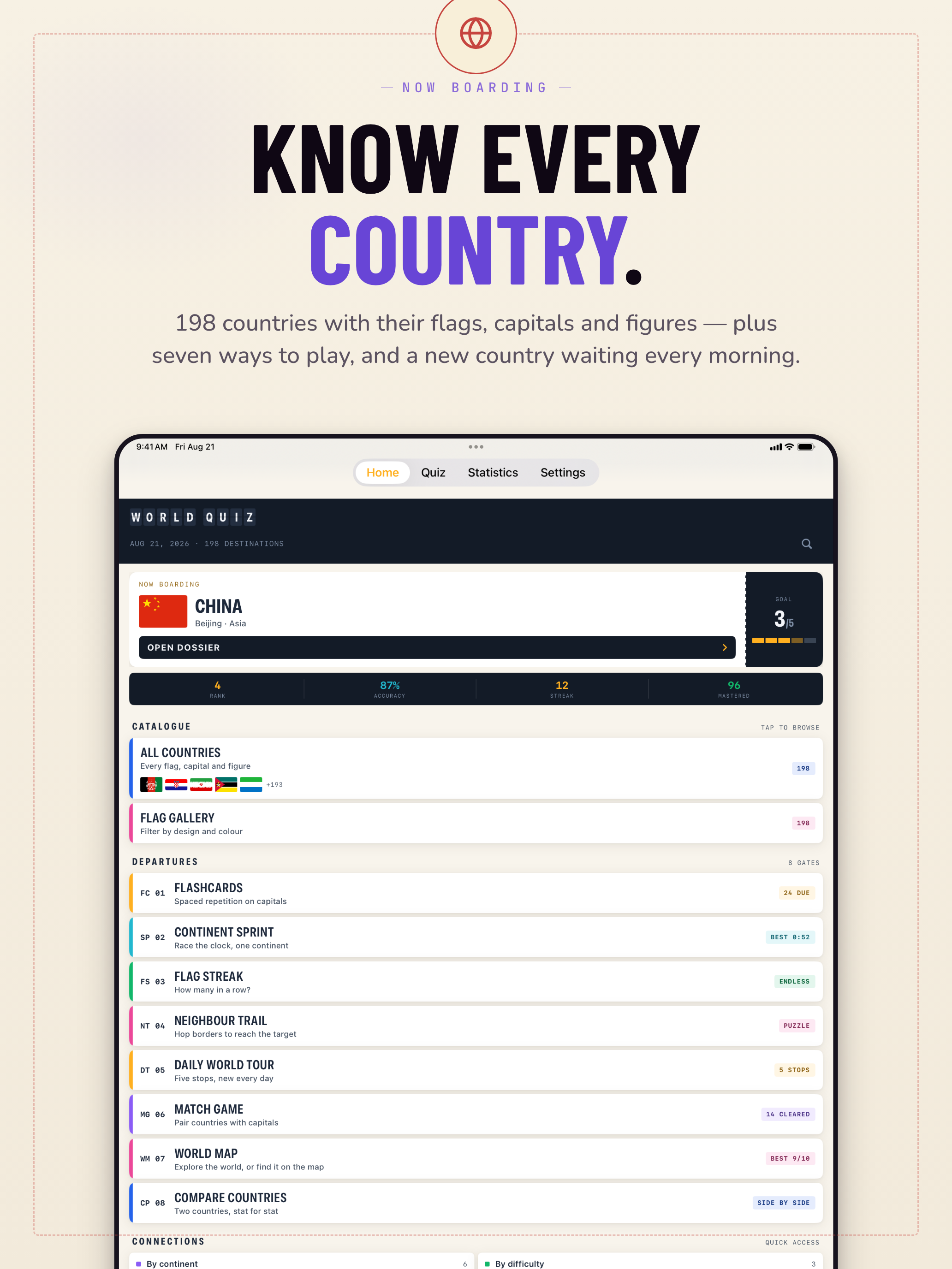 World Quiz: Globe & Map Games screenshot 11