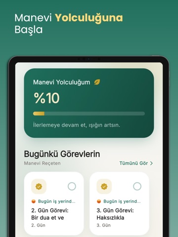 İnşirah - Manevi Yol Arkadaşın iPad screenshot