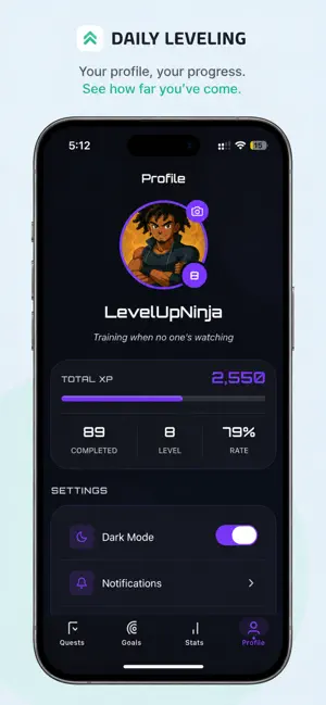 Daily Leveling: Habit RPG screenshot 2
