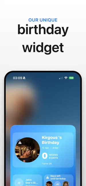 B-day Widget screenshot 1