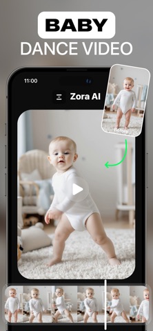 Zora AI - AI Video Generator iPhone screenshot
