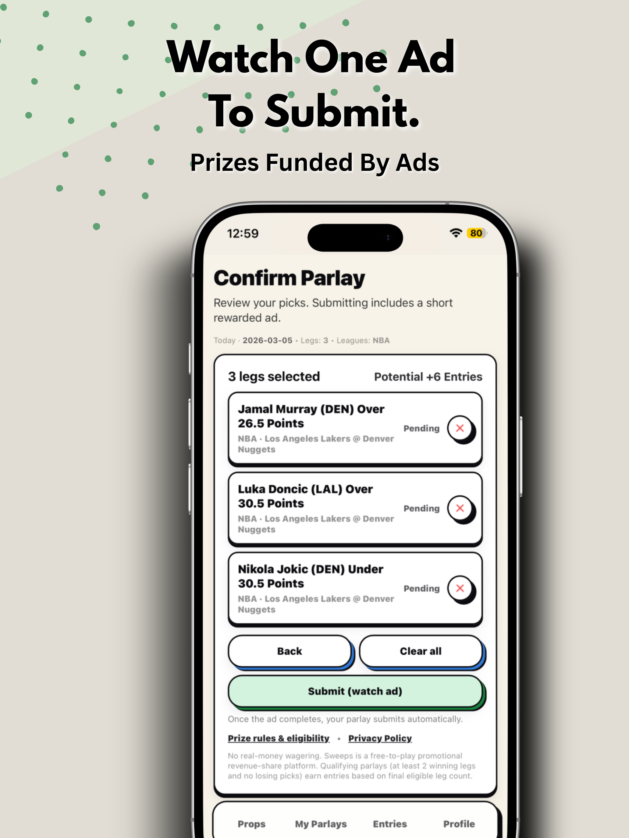 Sweeps - Sports Picks