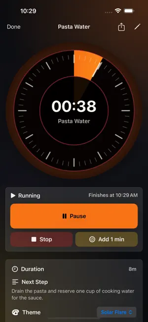 Timers screenshot 2