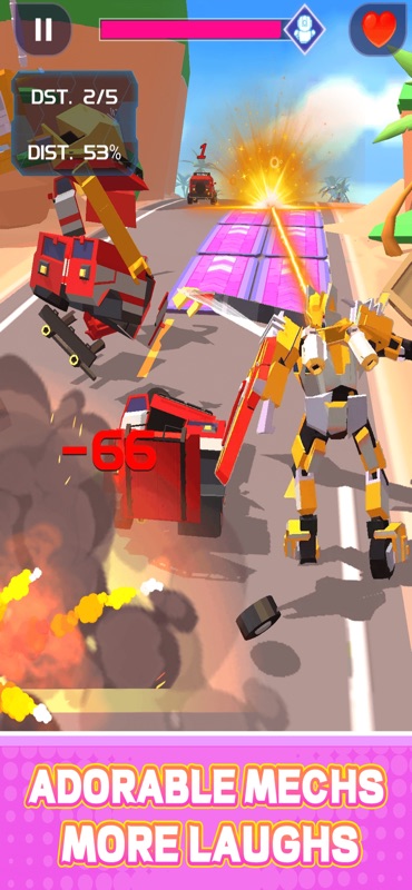 Smash Car: Robot Racing screenshot 4