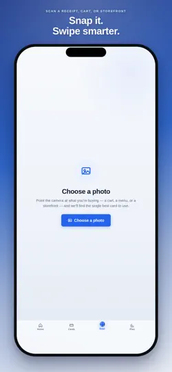 Capture d'écran de CardMax: AI Card Picker sur iPhone 2