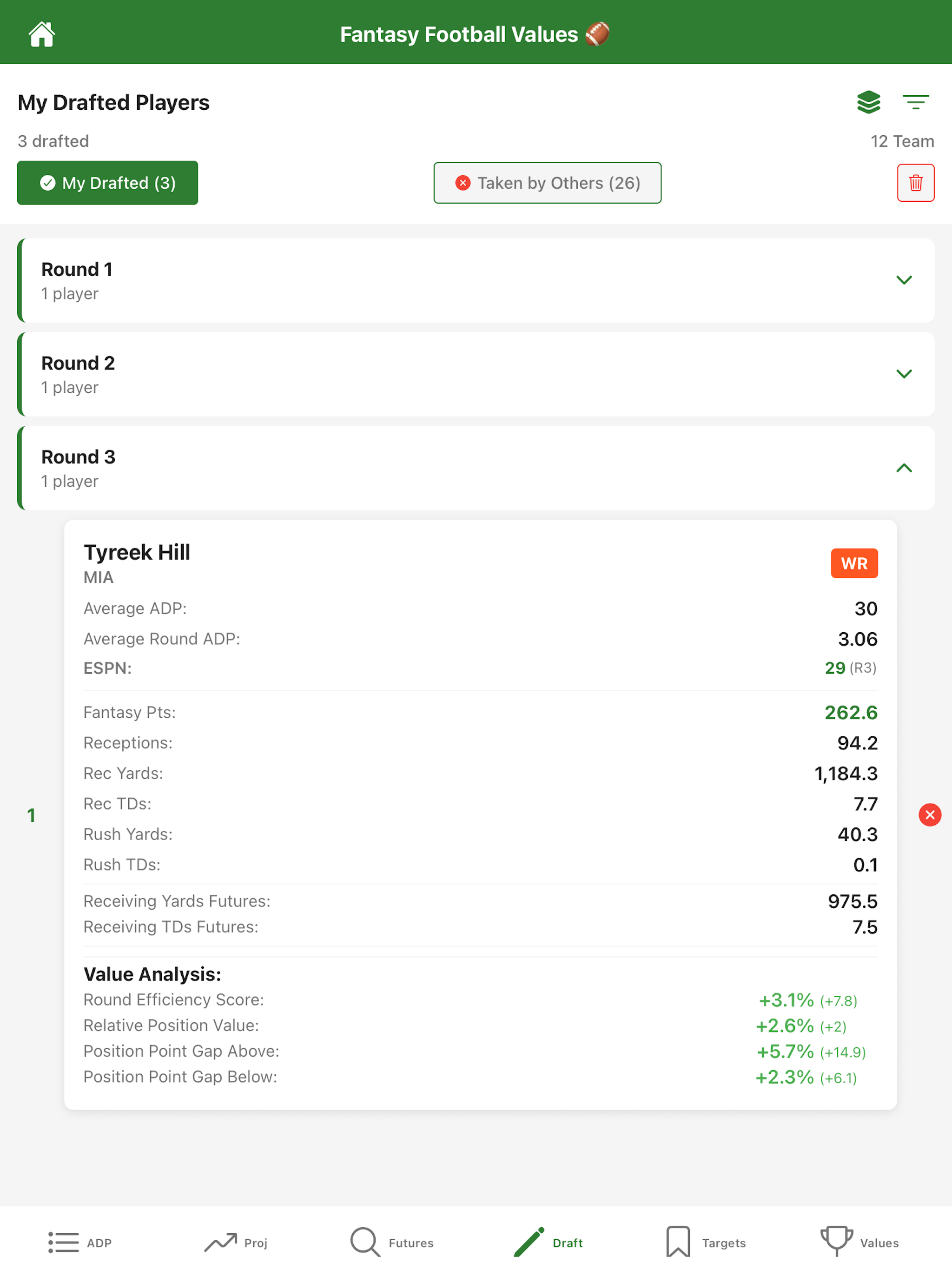 Fantasy Football Values screenshot 18