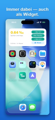 Promillemeter screenshot