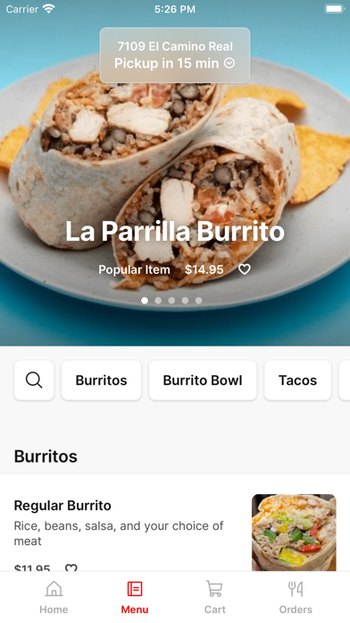 La Parrilla Taqueria iPhone screenshot 2 - Food & Drink app