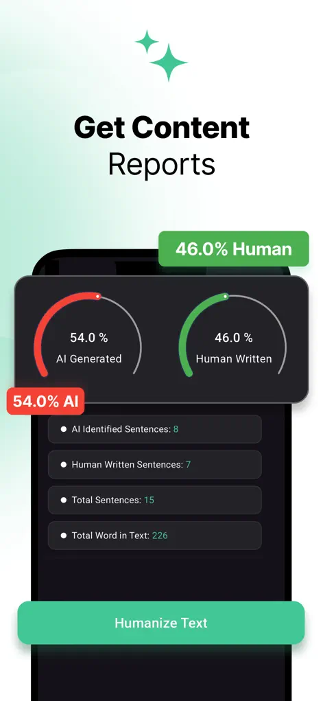 AI Detector and Humanizer - Productivity App | MWM