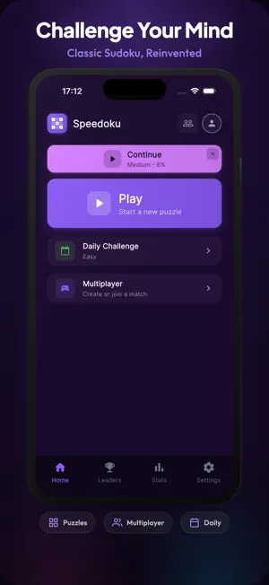 Speedoku: Multiplayer Sudoku screenshot 1