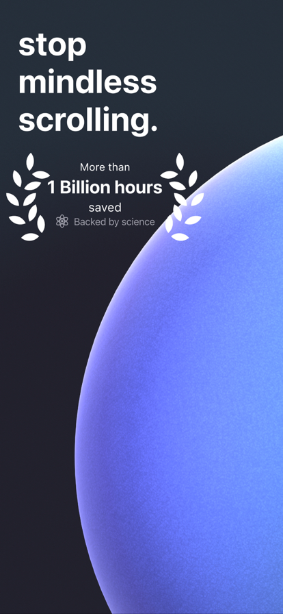 one sec | screen time + focus Screenshots
