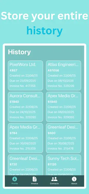 Estimate Invoice Maker App screenshot 4