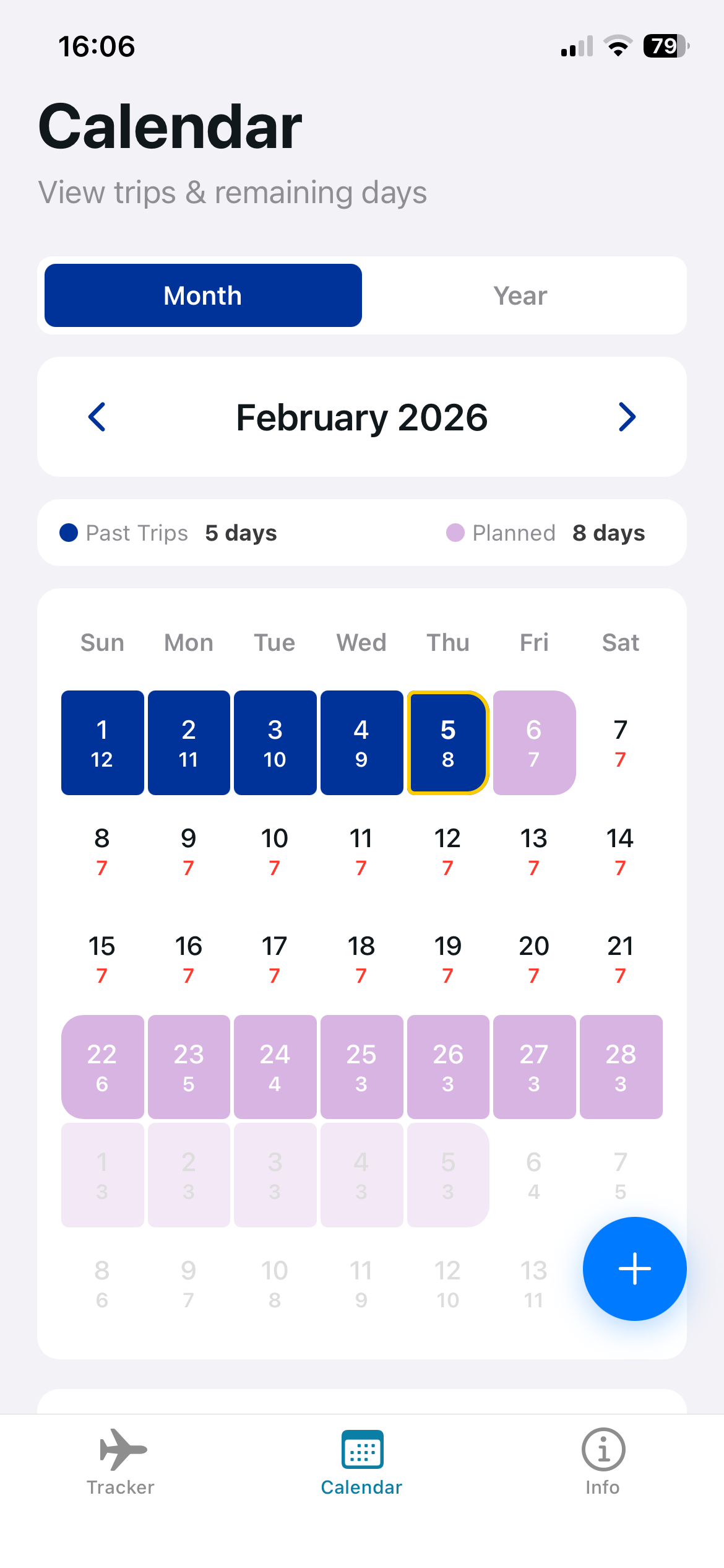Schengen Visa Tracker screenshot 10