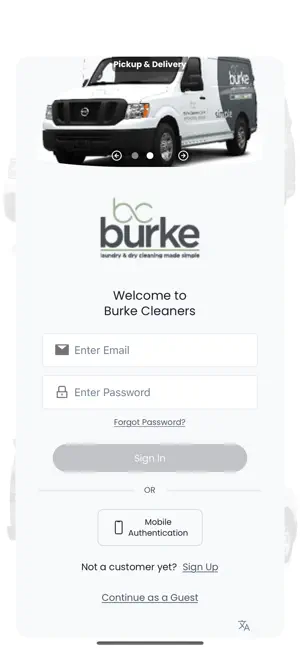 Burke Cleaners screenshot 1