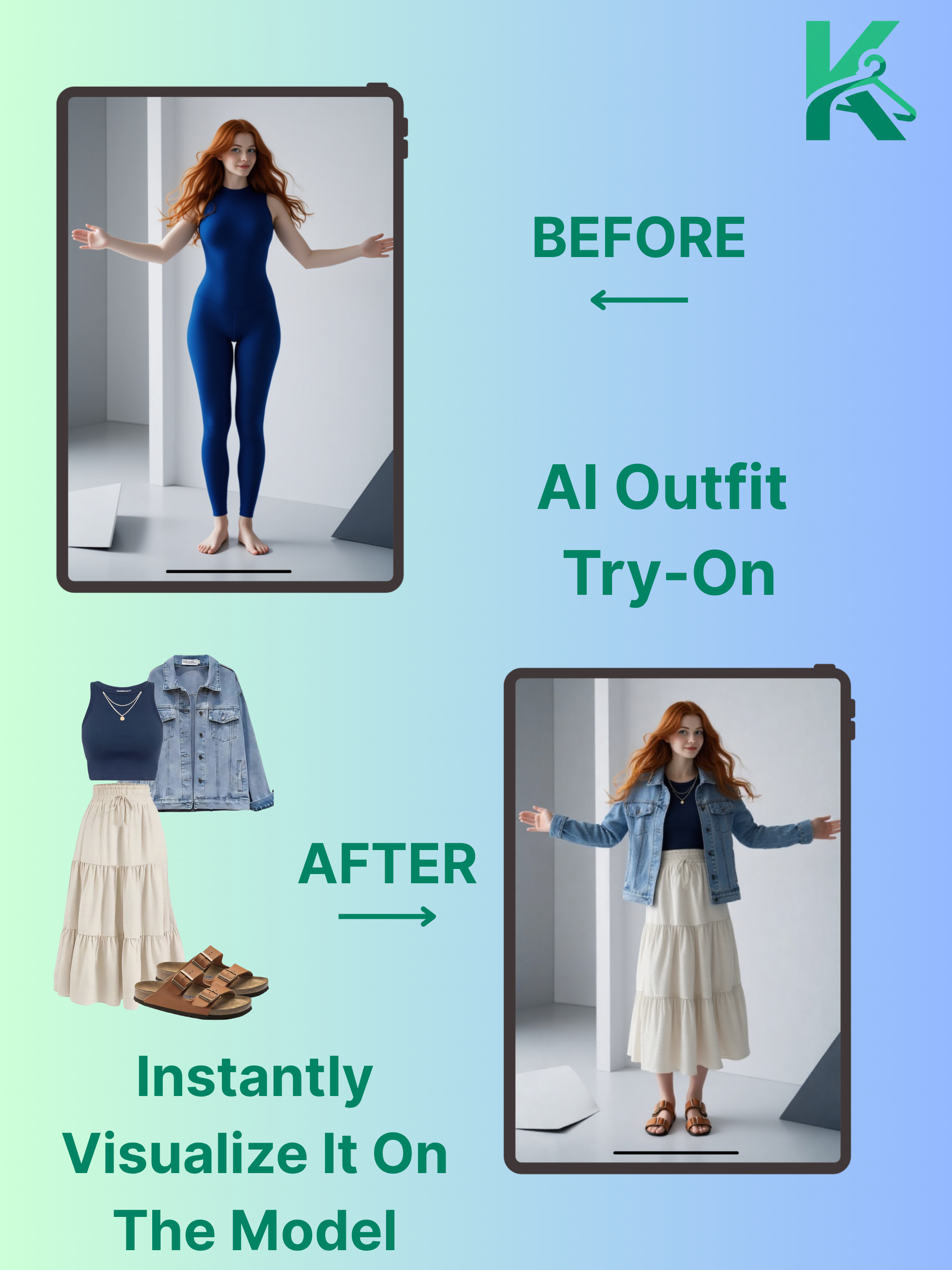 AI Clothes Changer : Kombinlio