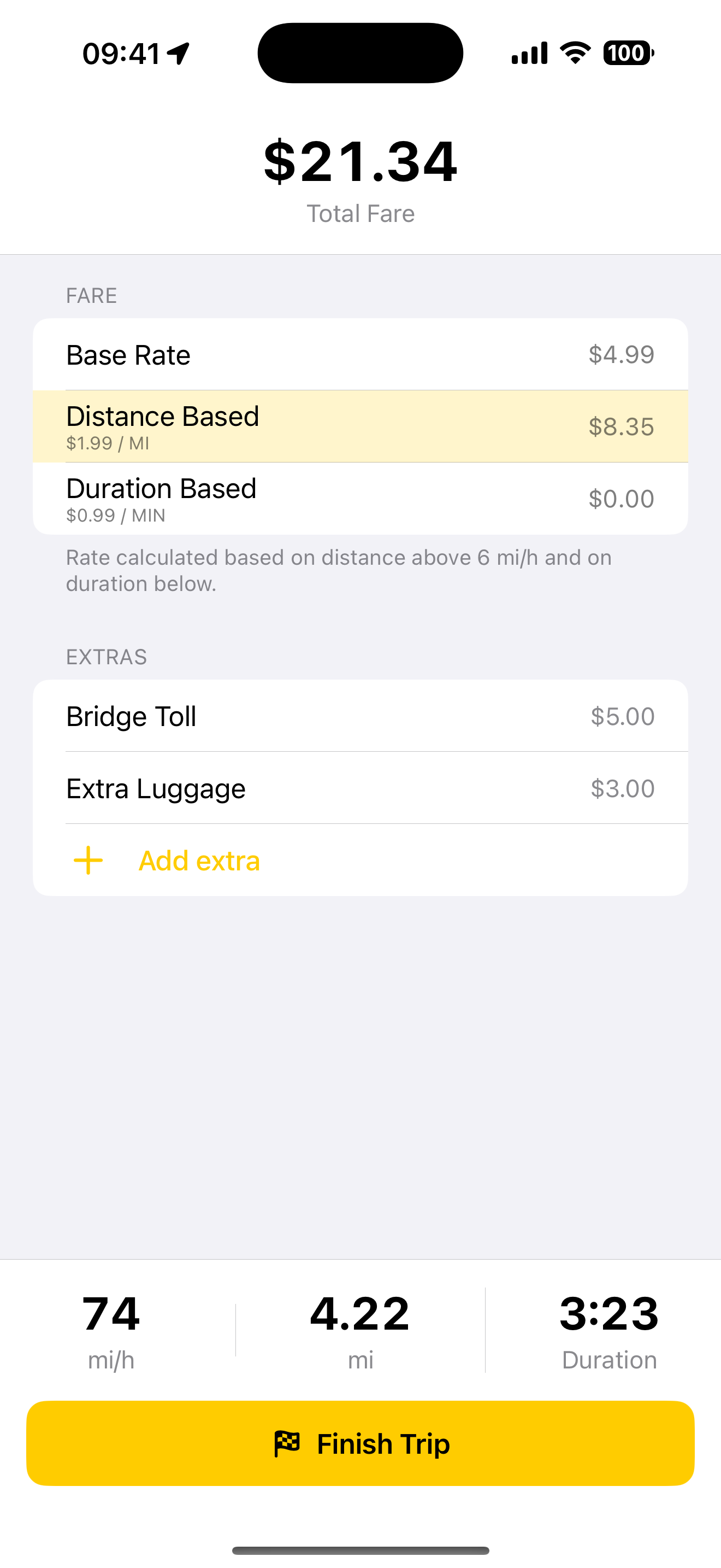 Taxi Meter: Trip & Mileage Log