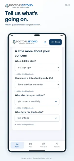 DoctorsBeyond: Online Care screenshot 3