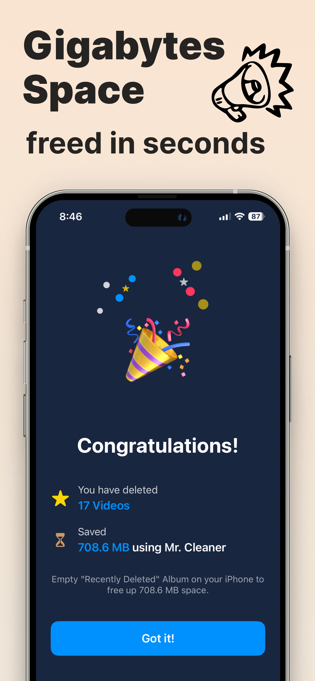 Mr. Cleaner: Free Up Storage