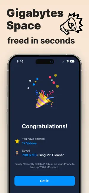 Clean Up Phone Storage: Videos screenshot 3