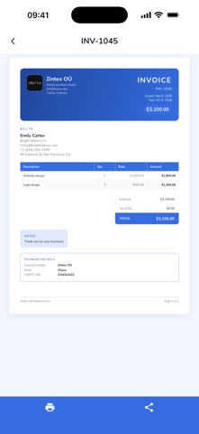 Rapid Invoice: Estimate Maker Screenshot 4 of 8