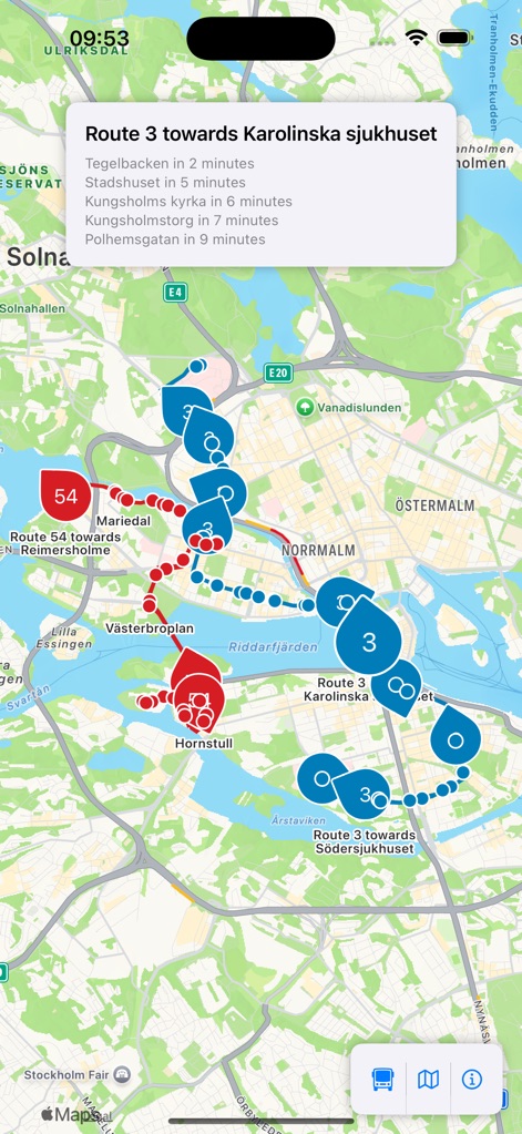 SL live map - App de Viagens | MWM