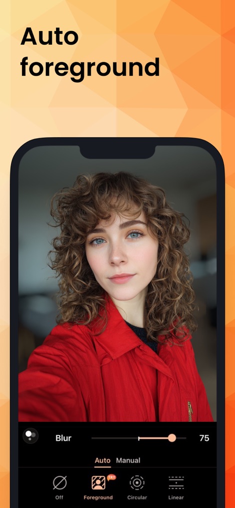 PhotoDirector: AI Photo Editor - Desenfoque de Fondo Automático