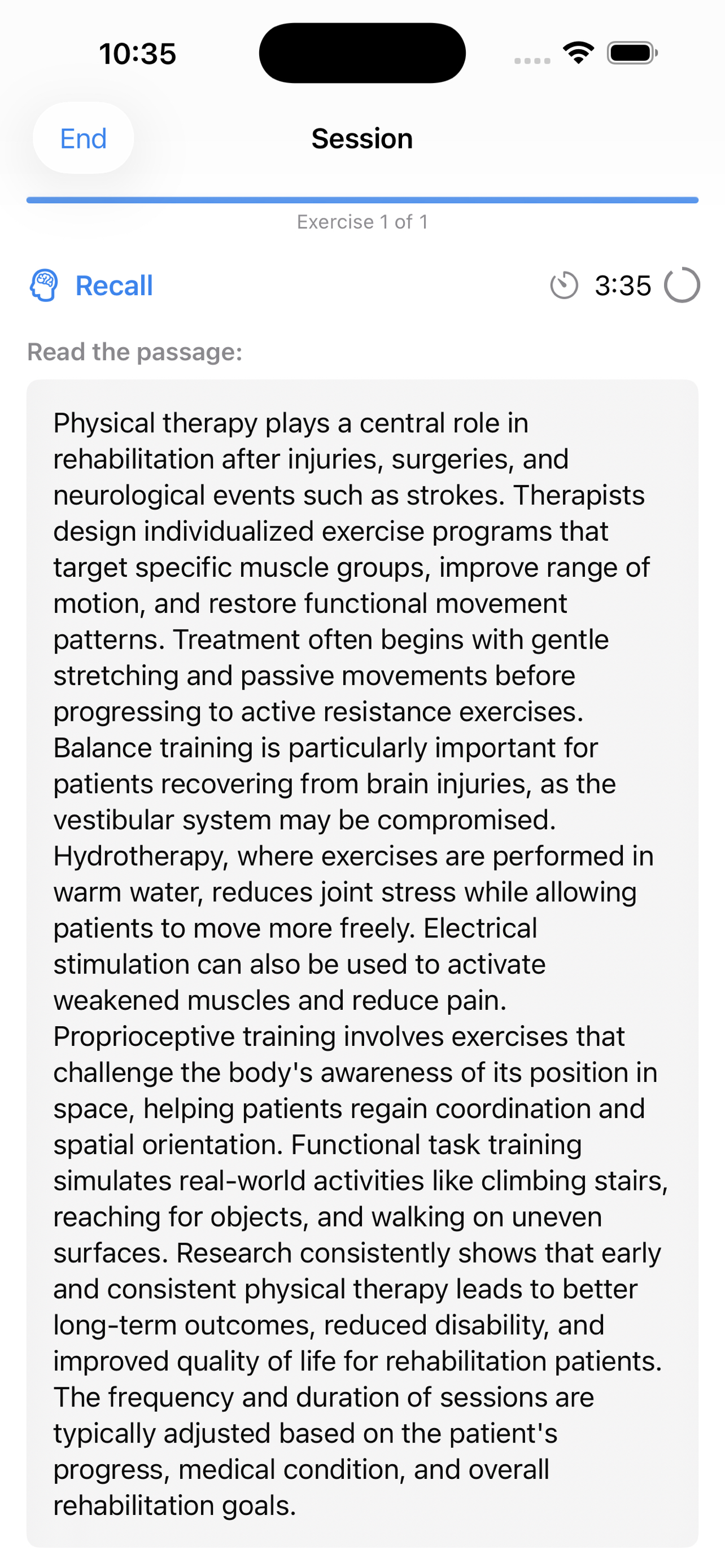 Myndra: Cognitive Rehab