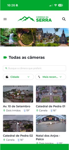 Câmeras da Serra screenshot