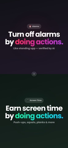 Upp ~ AI Alarms & Screen Time iPhone screenshot