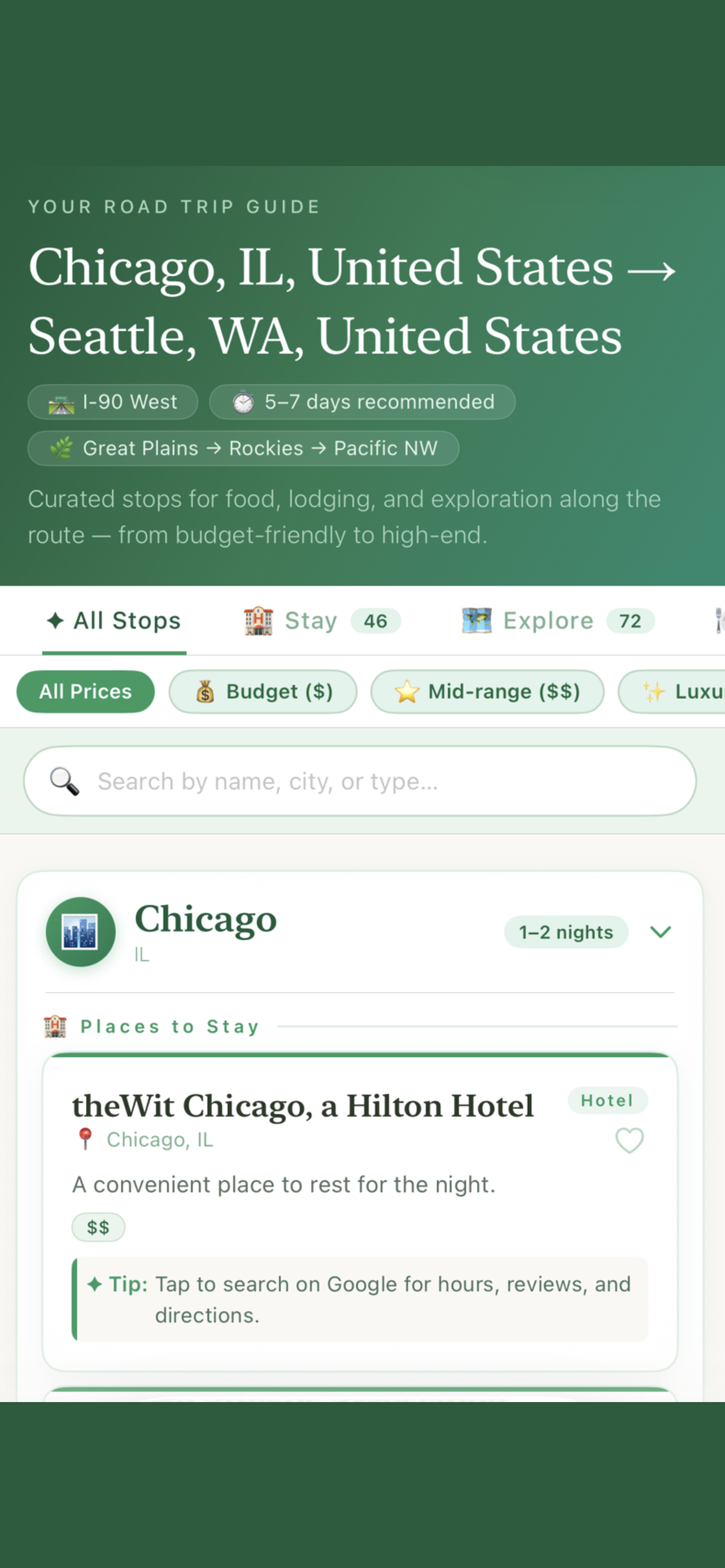 Roadtrip Muse screenshot 2